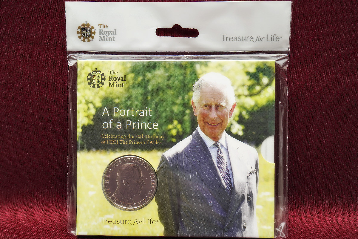 2018 70th Birthday of Prince of Wales £5 Coin