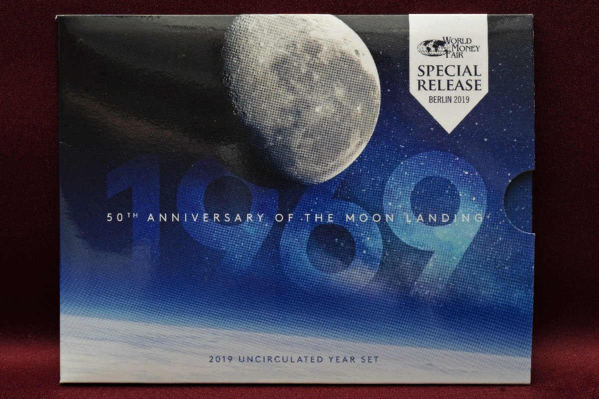 2019 Uncirculated Year Set – Moon Landing – World Money Fair Special Release
