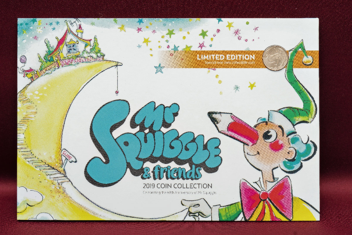 2019 – Mr Squiggle and Friends Limited Edition Coin Collection