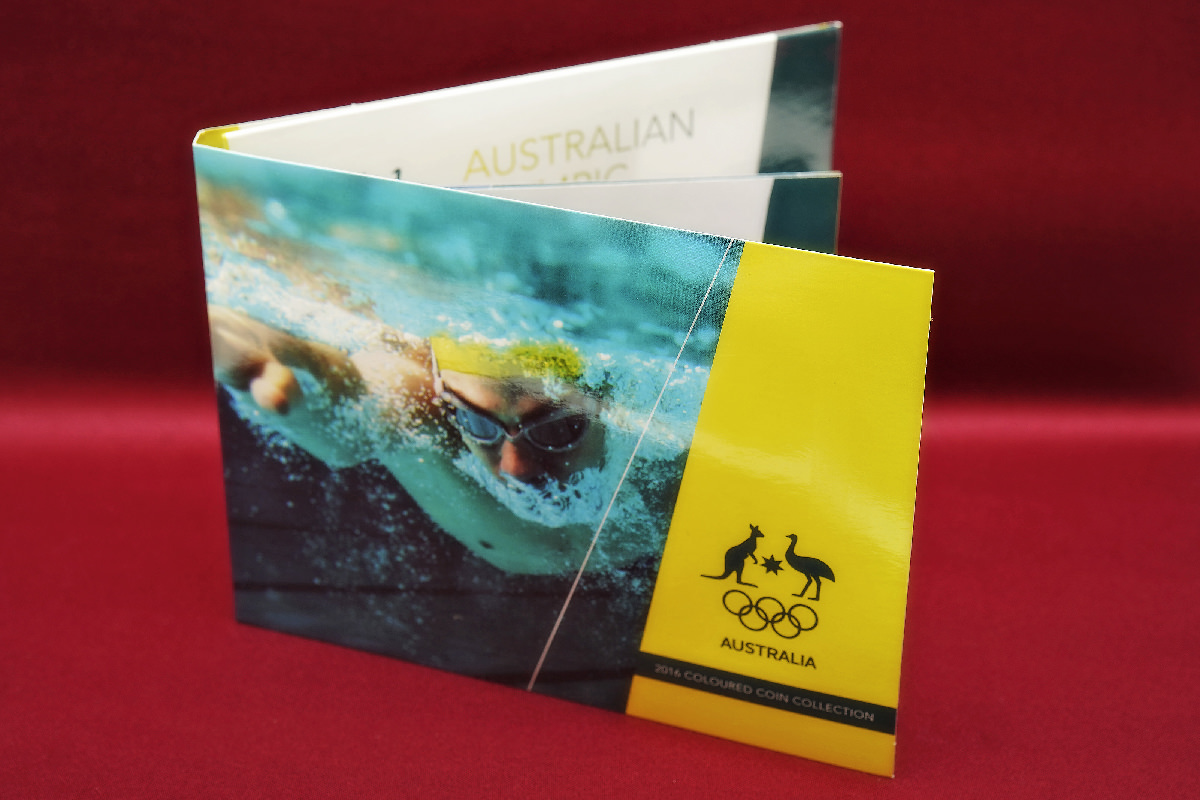 2016 Australian Olympic Team Carded Set of 5 Coins