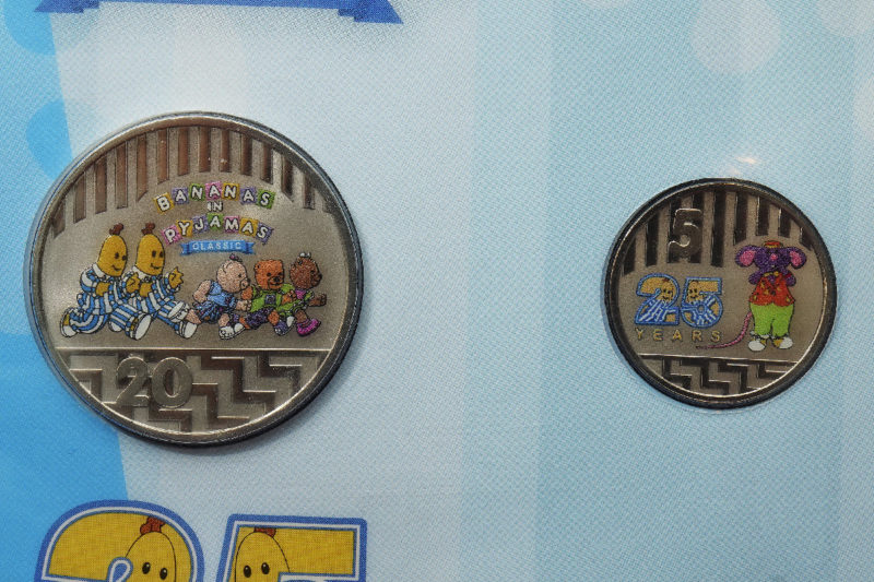 2017 Bananas in Pyjamas Two Coloured Coin PNC | CoinJam